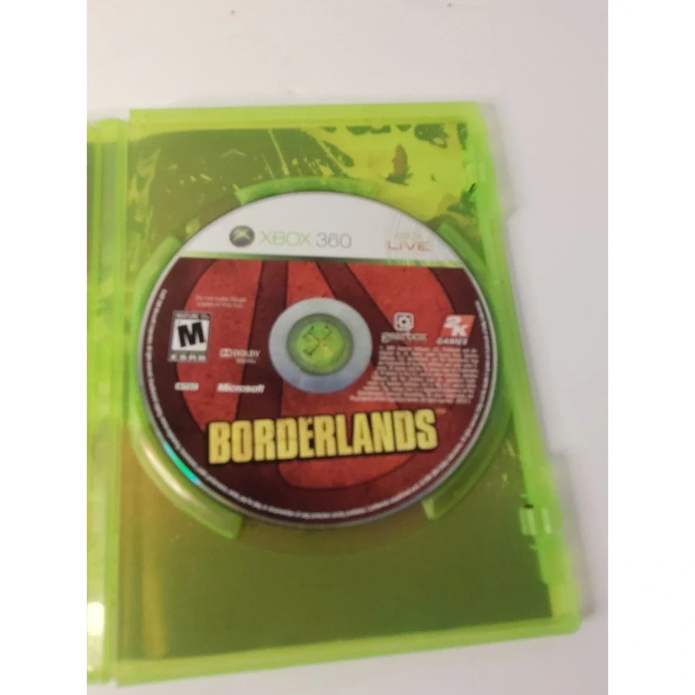 Borderlands with manual and case - Xbox 360 cib